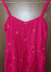 Pink Sleeveless Top