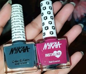 Combo Of 2 Nykaa Nail Polish