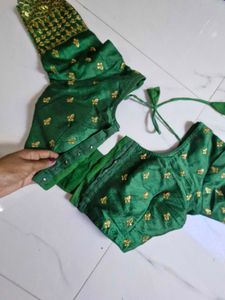 Festive Season Special Green Blouse