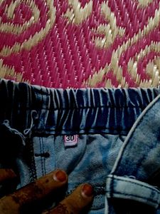 Girl&#39;s Denim Vest Dress