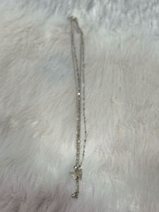 🦋 Silver Flutter Charm Necklace
