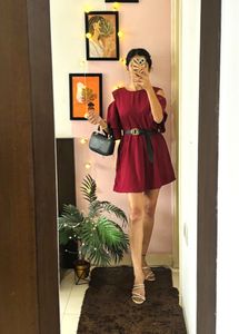 Maroon Dress Size M