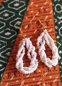 White Bread Earring