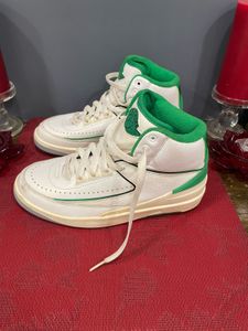 🔥⚡️NIKE Air Jordan 2 Retro &#34;Lucky Green&#34;💚🇮🇳