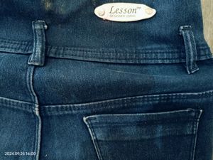Navy Blue  High West Jeans