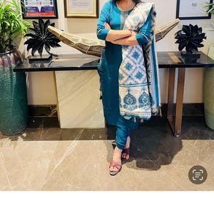 Elegant Teal Kurta Set