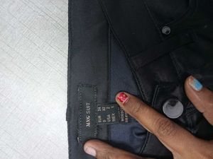 Mango Brand Leather Pant