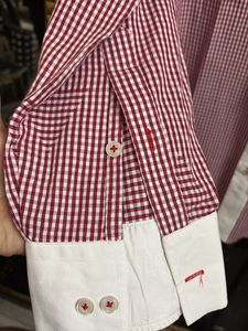 Designer Checkered Long Sleeve Shirt