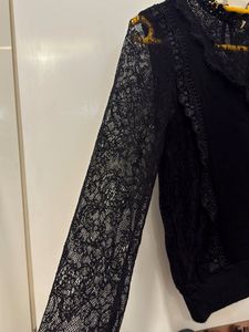 Elegant Black Lace Top