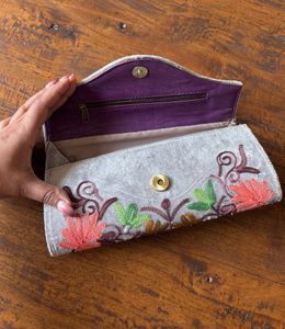 Kashmiri Floral Embroidered Clutch