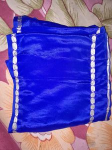 Blue Semi Silk Saree