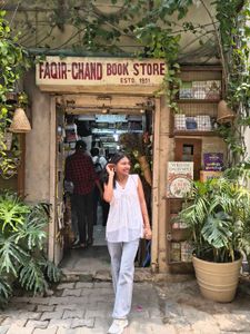 a white net alia cut design kurti