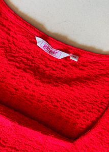 Red Crop Top | Ginger Lifestyle | Worn Once