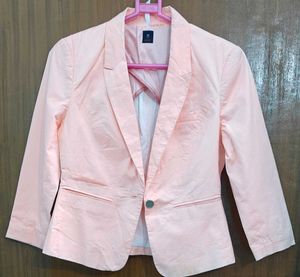 BERSHKA Peach Blazer
