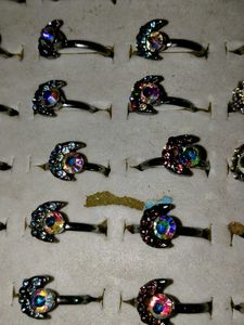 Vintage Rhinestone Rings At @ 150