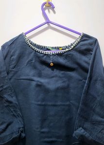 Avaasa - Navy Blue Kurta (NO DAMAGES)