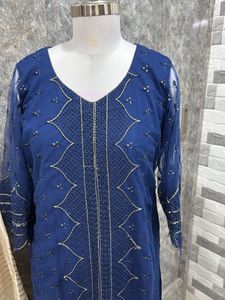 Blue Top And Skirt Dress
