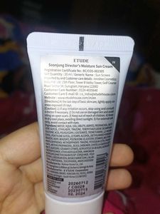 ETUDE Soonjung Director&#39;s Moisture Suncreen