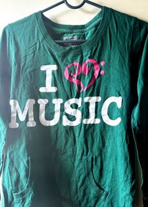 Cute I Love Music Top