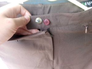 Brown Straight Leg Pants