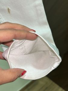 Slim Fit White Jeans