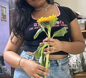 Black Crop Top