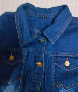 Stylish Cropped Denim Jacket