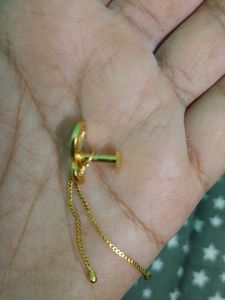 Gold Infinity Drop Earrings