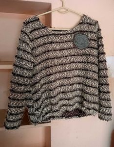 Striped Knit Top
