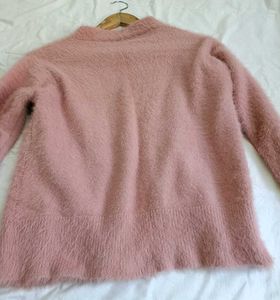 Fluffy Pink Cardigan