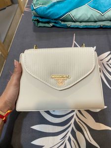 Cream Crossbody Bag