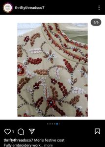 Zardozee Handwork Disainar Sherwani