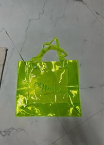 Neon Green Tote Bag