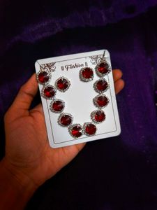 Ruby Red Jewellery Set