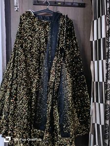 Black Shimmer Lehenga Choli