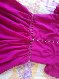 Miss Chase Casual Bell Sleeves Solid Women Top