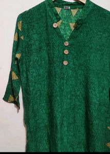 Green Anarkali Kurti For Girl Or Women 36 Bust