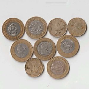 10 Rupees And 5rs Coins Combo Pack