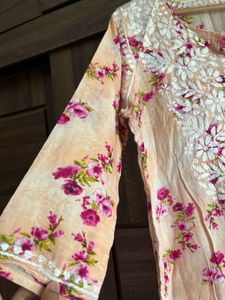 Mul cotton chikankari kurta