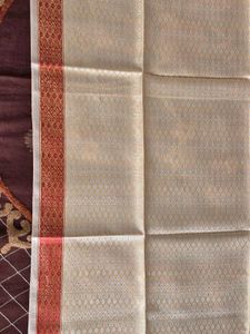 Peach coloured Cotton Shawl