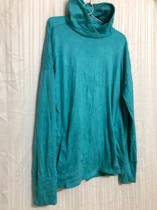 Columbia Blue High Neck T shirt