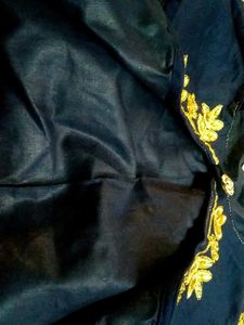 Blouse Embroidered (Full Sleeves, Cubs) Navy Blu