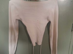 White Fully Backless Party Wear Top