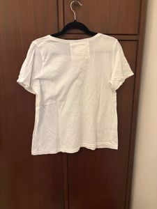 T Shirt With Embroidered Pocket