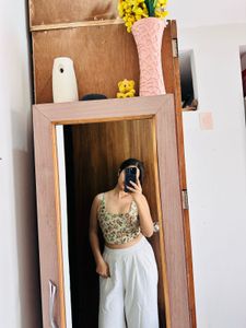 Floral Corset Crop Top