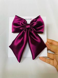 Branded Tail Bow Clips