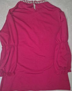 Beautiful Burgundy Embellished Top