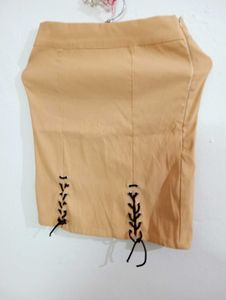 Co-ord Set Of Skirt And Crop Tope