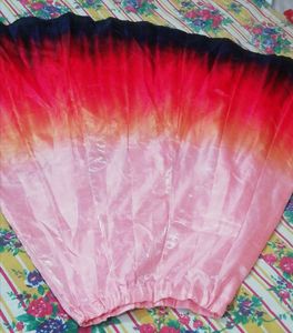 Peach Colour Long Skirt