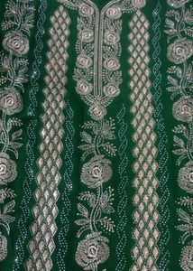 Green Embroidered Salwar Suit